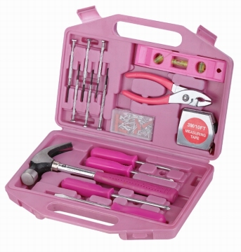 16PCS Pink Lady's Combination Tools Kit (MHTL0011)
