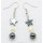 fashion hematite pearl earring