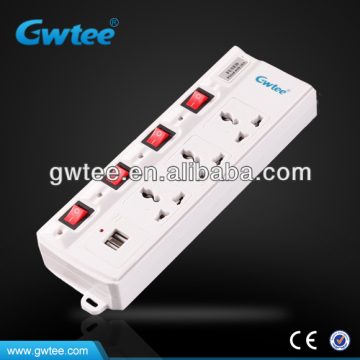 Multi ways usb socket set,electrical switch socket