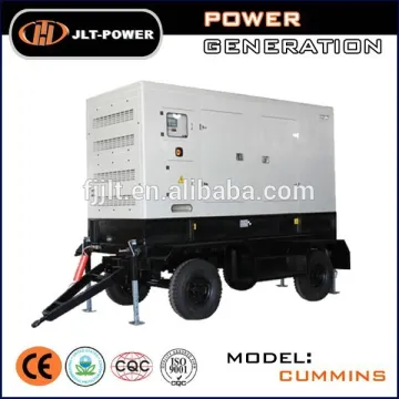 80kw/100kva famous engine trailer mounted diesel generator set