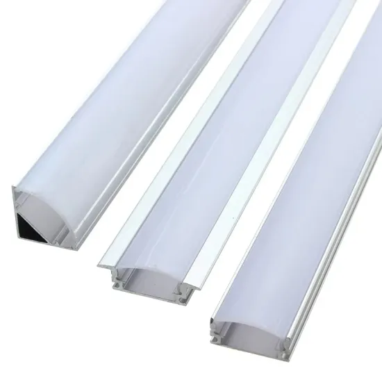 Two-Sided Recessed Anodized Aluminum LED Profile Channel Strip for Showcases