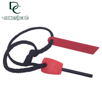 Survival Gear: Multifunctional Outdoor Flint Fire Starter for Camping and Emergency Use