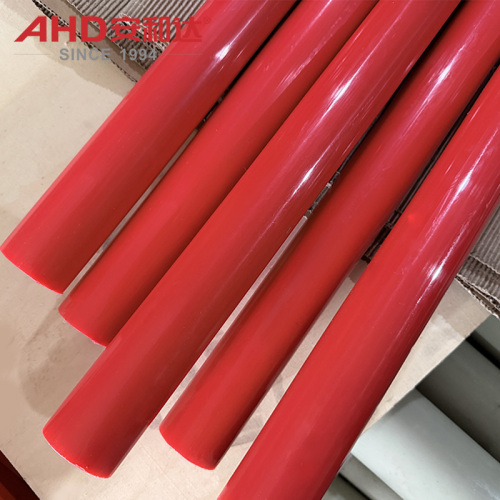 50mm60mmHDPE plástico Rod vermelho usinável