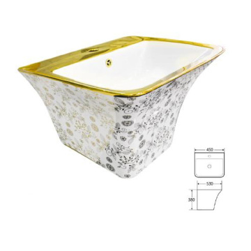 Gold Wall Hung Basin Wash Hand Basins Popular