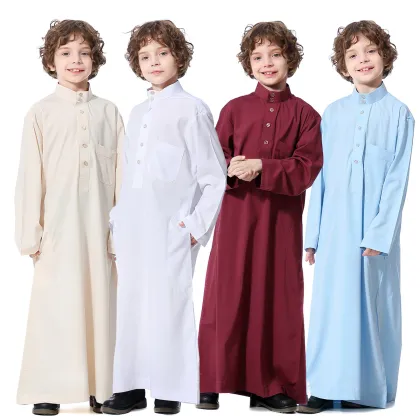 Wholesale Traditional Islamic Clothing for Children: Middle Eastern Al Daffah Thobes, Moroccan Jubbas & Boys' Thobes