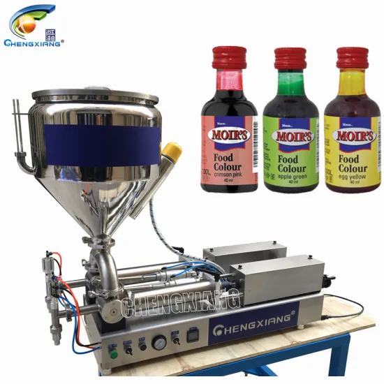 25ml 50ml Food Coloring Alcohol Liquid Filling Machine