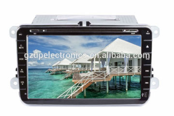 good quality 8.0 inch double din special car radio for VW Tiguan 2010 with GPS BT TV steering wheel control