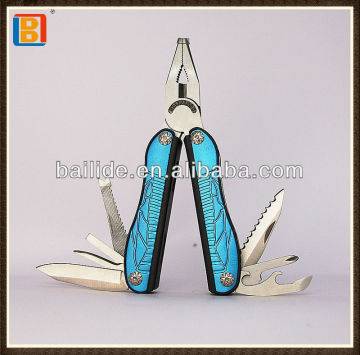 2017 Hot Selling 12 In1 Multi Function Hnad Tools Pliers With Aluminum Handle Outdoor Pocket Tools