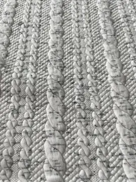 thread like jacquard knit in three lawyer sandwich fabric for lady's outwear