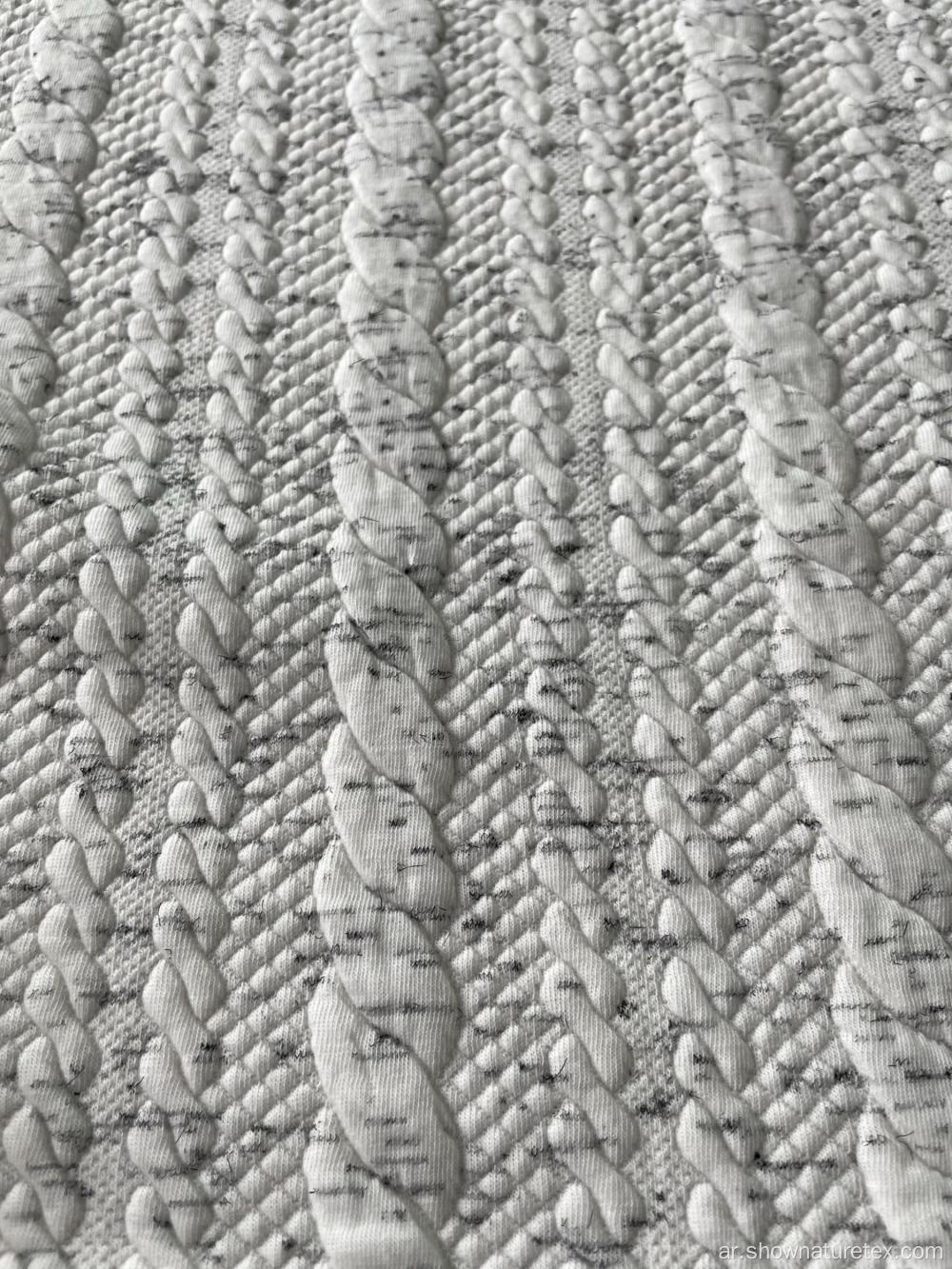 موضوع مثل Jacquard Knit في ثلاثة نسيج ساندويتش محامين لسيدة الملابس الخارجية