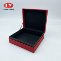 Anpassad silverlogo Lipstick Present Red Box