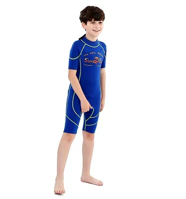 Kids Boys Thermal Swimwear - Swimming Suit for Children