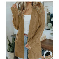 Open Front Chunky Strick Cardigans von Damen Open