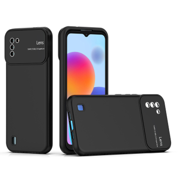 Big View Clear Lens Προστατευτικό Shockproof 2 σε 1 Matte Phone Case για ZTE A52 LITE/A73/A72S/Blade V50/Vita