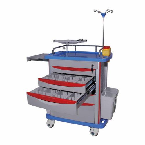 ABS Medical Emergency Cart Trolley Crash Cart