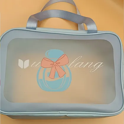Large Capacity Waterproof Beach Bag: The Ultimate Portable Makeup & Toiletries Organizer