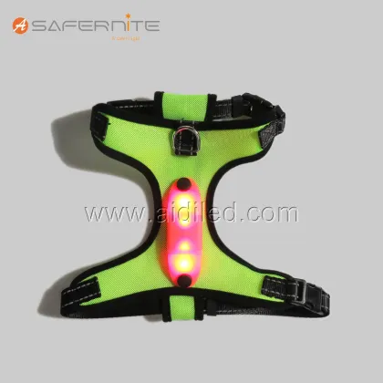 Glow In The Dark Led Lighted Dog Vest Harness