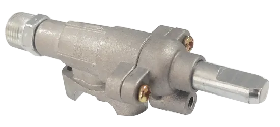 Standing oven gas valve with joint