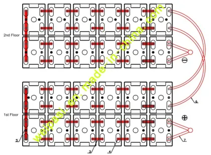 48V600AH power supply system; UPS system; EPS system.