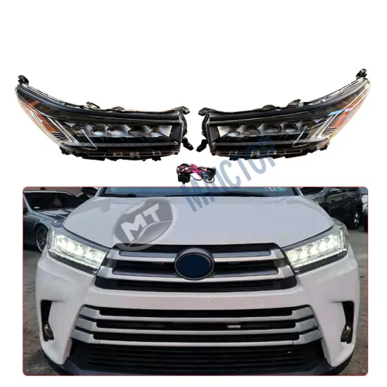 Maictop Car Accessories Facelift LED Headlights for Highlander 2018-2021