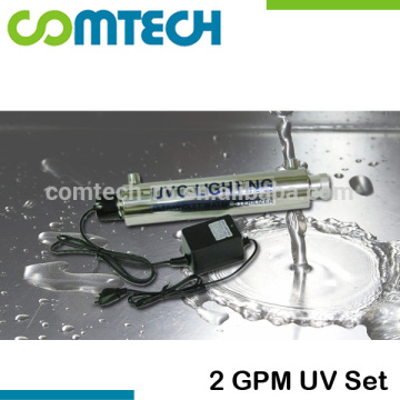 Commercial Reverse Osmosis Water Purifier UV Set 2 GPM