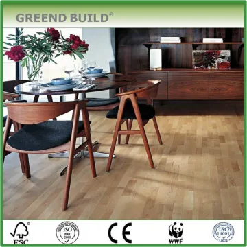 Natural hard maple wooden parquet floor panels