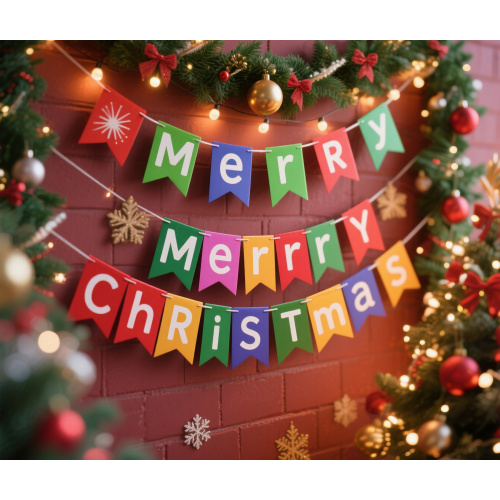 Christmas flag for garden