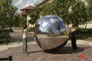 304 stainless steel ball sculpture