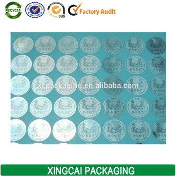Custom hologram sticker/label manufacturer