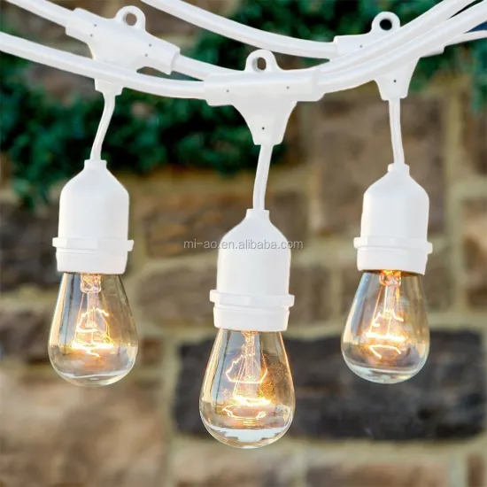 Waterproof 220V Patio Fairy LED Globe String Lights - Natural White