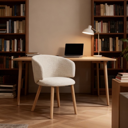 China Luxury Linen Swivel Dining Chair with Legs Manufactory