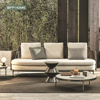 Nordic Style Rattan Sofa Chairs for Outdoor Gardens - Latest Design