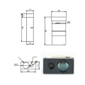 USART 1 cm Präzisions-TOF-Entfernungsmessmodul