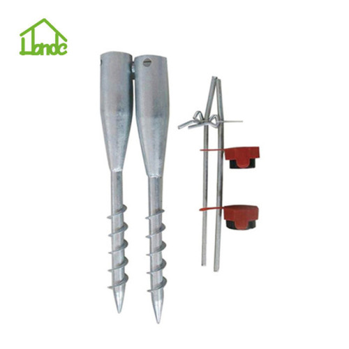 Steel Umbrella Anchor with Three Nuts