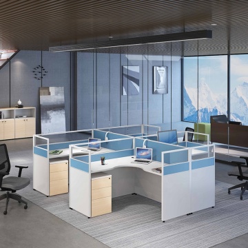Customized Aluminum Frame Workstation Office Partition with Bed