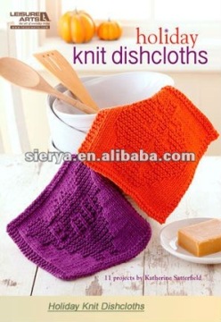 holiday knit dishcloths
