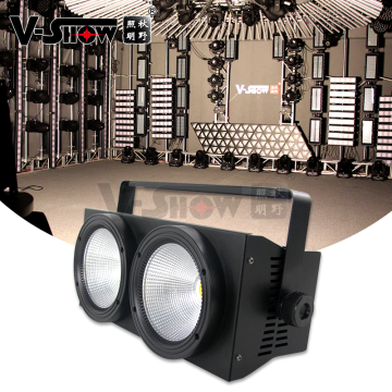 VSHOW BL200 LED BLINDER COB 2pcs 100W Warm White Linear Dimmer Studio Light for Concert & Studio