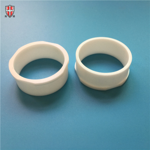 smooth polished ZrO2 zirconia ceramic sleeve customized