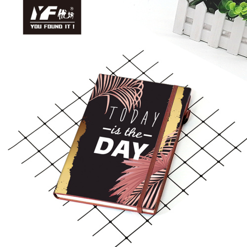 Mini Clipboard Today is the day PU hardcover notebook Factory