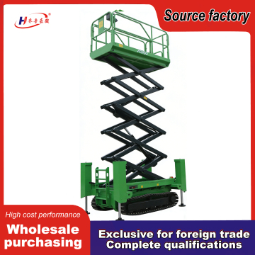 Self-leveling Crawler Scissor Lift Platform