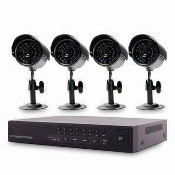 4CH H.264 Motion Detection, Supports D1, HD1 and CIF IR Remote Control, Remote Live Viewing