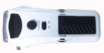 Crank Flashlight with Radio (HT-3038)