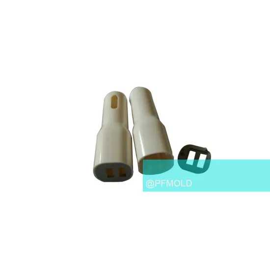 Durable plastic flashlight shell injection mould