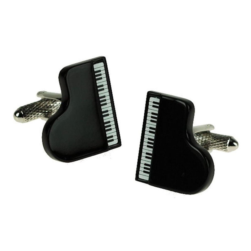 Black Piano Cufflinks