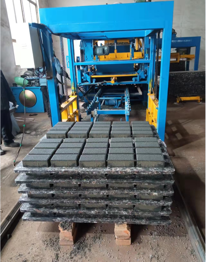 concrete block machine