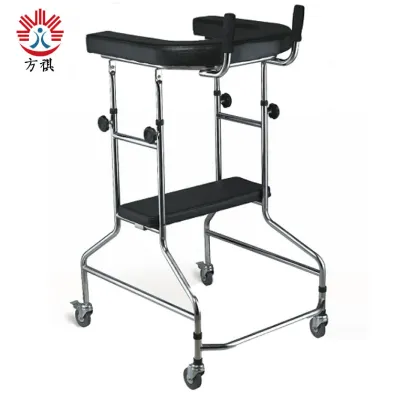 rollator walking folding with seat for disable