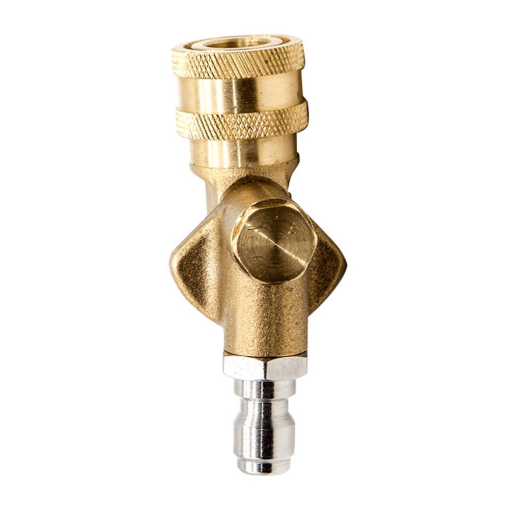 7 point G1 / 4 Brass adapter for car washing, metal quick connector, gun barrel, high pressure washer accessories, clean blind
