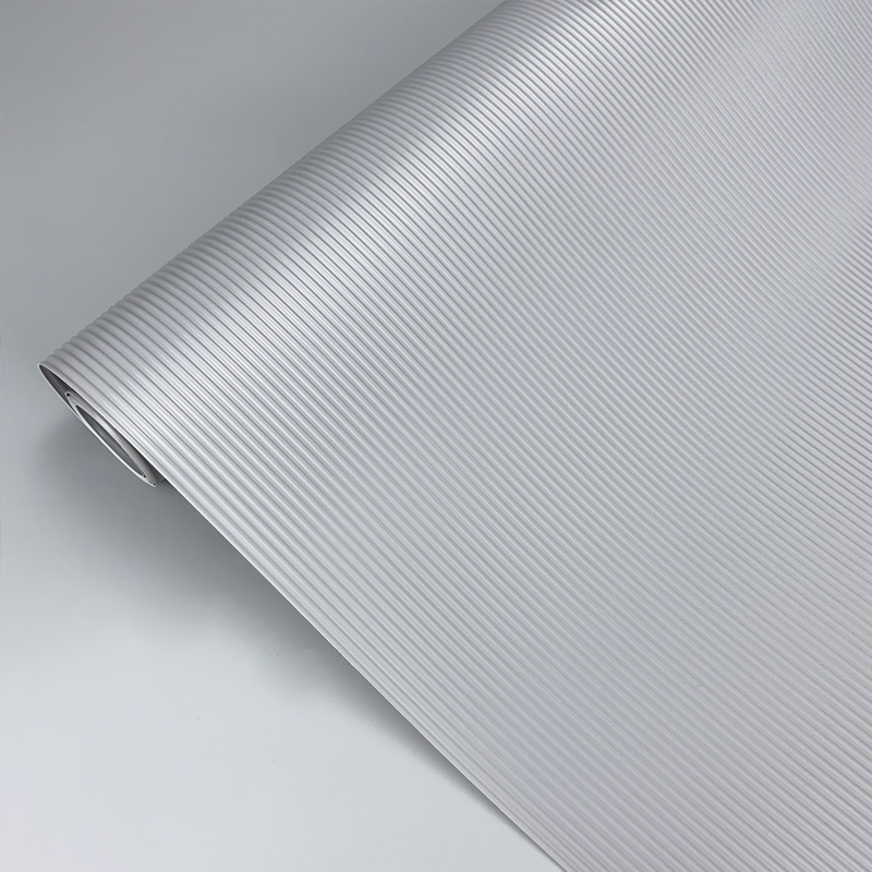 Rib pattern grey protecting drawer cabinet mat