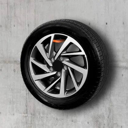 Garage Wheel Hanger Wall-mounted Tire Racks Set