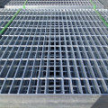 Hot-dipped galvanized steel grating with plain bar